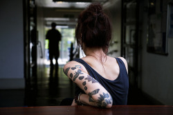 evenstarrr:  passer—by:  passer—by:  passer—by:  i completely love her arm tattoos.    
