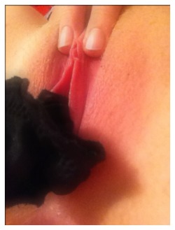 pantsinmypussy:  Pulling my thongs out of my wet pussy and playing. Anyone wanna use their tongue to play instead?