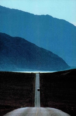 cratered: The lilac-blue air of the desert lingers like a barely remembered dream over Death Valley, National Geographic, January 1987 