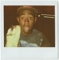 takemedisappearin-n:  Tyler, the Creator / Odd Future / Mess with Texas / SXSW 2011 by gorilla vs. bear polaroids on Flickr. 
