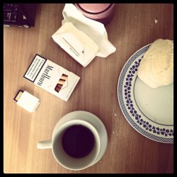 Coffee#cigarettes#instagram #ipad#iphone#pol #burlesque #butter#strawberry#trendy#gennaio#2012 (Taken with instagram)
