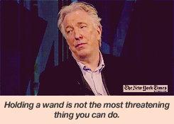 richardcastles:  Alan Rickman talking about his scene with Maggie Smith in Deathly Hallows Pt 2 