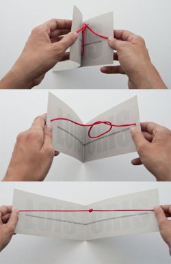 transitionpeace:    “Tying The Knot” Wedding Invitation   coolest ever 