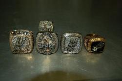  the san antonio spurs championship rings  in all their glory  only kings have rings