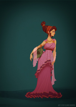 shoomlah:  Finally moving on to the unofficial Disney ladies with Megara! So fantastically simple to research, just put her in a simple doric chiton and spent most of my time researching fabric colours and patterns to see what I could get away with.