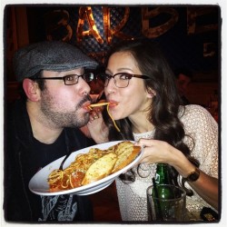 Lady and the Tramp style with @steviej102 (Taken with Instagram at Mr. Lucky&rsquo;s 24/7)