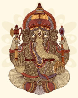 mentalalchemy:  ohslinky:  “Ganesha: Lord of Success” - Valentina  And remover of obstacles. 