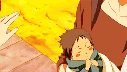 konoha-:  His name will be Naruto. You’ll be classmates, Sasuke, so be friends, okay? 