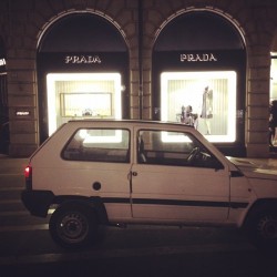 Italian Style -#crivellin #polworld #italy#prada#fiat (Taken with Instagram at Prada)