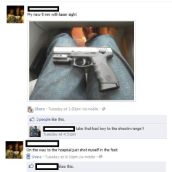 Such a beautiful handgun in the hands of a retarded faggot.