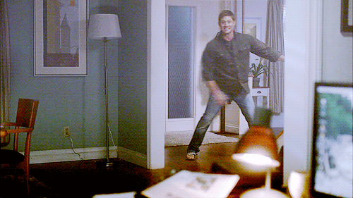 SPNG Tags: Dean Winchester / YES / Happy Dancing and Flailing / Excited /<br /><br /><br /><br /><br /><br /><br /><br /> Looking for a particular Supernatural reaction gif? This blog organizes them so you don’t have to spend hours hunting them down.