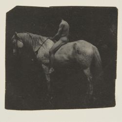 cavetocanvas:  Thomas Eakins, Samuel Murray Astride Eakins’ Horse “Billy,” c. 1892