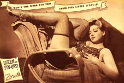 Zorita   aka. &ldquo;Queen of Pin-Ups!&rdquo;.. Scanned from a 1944 issue of &lsquo;BURLESK Annual&rsquo;..