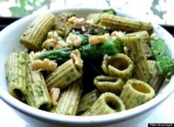 huffingtonpost:  Historically, unrefined grains (whole-wheat pasta, whole-grain bread, barley, whole-wheat couscous) are the base of most Mediterranean diets. Leaving the grains whole lowers their glycemic index, so they are digested more slowly and