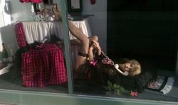 MrRoper518: Antique store window just down the street from my apartment.  Anyone remember the movie &ldquo;Mannequin&rdquo;?