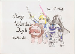 maridah:  Happy Valentine’s Day Maridah by ~IBcat IBcat made me an adorable Valentines day drawing! So awesome ^w^ 