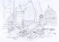 ask-twilightsparkle:  Dear Princess Celestia, Thank you for the trip to Canterlot, it was great to see my former study room again~ Oh, and.. Happy Hearts and Hooves Day &lt;3  This is so gorgeous ;__; I know some people won&rsquo;t appreciate it as much