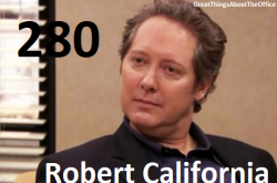 dundermifflinscrantonbranch:  Great Things About The Office - #280 - Robert California  James Spader announced that he will not be returning for Season Nine.  Robert California CEO of Dunder Mifflin/Sabre Divorced Plays Harmonica Has a Son Named Bert