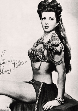 Burlesque dancer, Sherry Britton c. 1940s