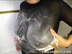 englishmilf:  Daniella English The English MILF - soaping up my big juicy breasts. Watch This Video Now »»&gt; 