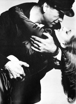 mattybing1025: While filming To Have and Have Not, Humphrey Bogart became enchanted with Lauren Bacall.  This became apparent, according to Bacall, about three weeks into the shooting of the picture.  Immediately it presented problems, because Bogart