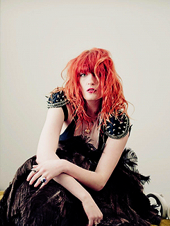 handsomejacked:  Favorite photo shoot of Florence Welch as requested by riseabovethestormx  I want unnecessary shoulder pads like that :O 
