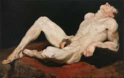 monsieurlabette:  Rex Slinkard (1887 – 1918) Untitled (Reclining Nude) ca. 1910 