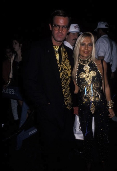 Viva Versace! - Paul Beck and Donatella Versace both wearing...