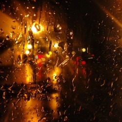 #rain #drops #lights #bokeh #iphoneography #instagram #photography  (Taken with instagram)