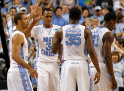  congrats to the tar heels :)  heres hoping theres a unc vs kentucky final :)  go baby blue :)