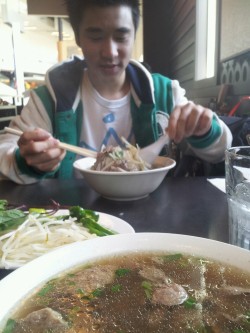 Pho with Nathan
