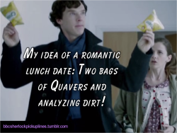 &ldquo;My idea of a romantic lunch date: Two bags of Quavers and analyzing dirt!&rdquo;