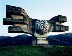 keenpeach:  25 abandoned Yugoslavia monuments that look like they’re from the future  “These structures were commissioned by former Yugoslavian president Josip Broz Tito in the 1960s and 70s to commemorate sites where WWII battles took place or where