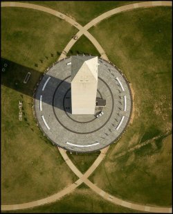imwithkanye:  The Washington Monument photographed by Bill Ingalls, senior photographer for NASA. It was taken while the T-38 Jets flew around D.C. [via] (h/t jsmjr)