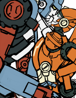 kadsson:  (hi i’m Kad and i draw boring homos) I guess it can be sort of illustration for Rung’s spinning aft wheel thing, for the part where Skids stops it with his hands and Rung’s all embarassed and asks nerviously “y-you want to mate with