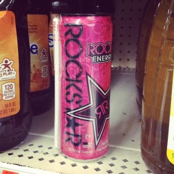 First off its pink and black, secondly there&rsquo;s a freaking straw?! Who drinks an energy drink with a straw?! #rockstar #energy #drink #iphoneography #follow #like #igers #ig #instagood #instagrove #iphonesia #teen #girl  (Taken with instagram)