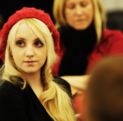 rooonil-waazlib:  WALKING PERFECTION » Evanna Lynch  Real name: Evanna Patricia LynchBest known for: Her role as Luna Lovegood in the Harry Potter seriesChosen because: First of all, she is Luna. Secondly, I have a ton of respect for everything she’s