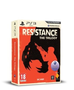 brogamer:  Here’s the official box art for the upcoming Resistance: The Trilogy. The game will contain all three of the PS3 exclusive titles developed by Insomniac Games. It’s a pretty cool bundle and will sport the orange Resistance 3 style art. 