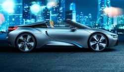 you-cant-buy-class:  BMW i8 Spyder.