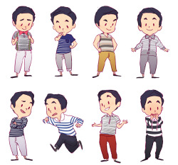 muse09:  rocketssurgery:  So like, we talk about how bow ties and hair gel and cuffed pants are Blaine’s fashion obsession BUT WHAT ABOUT THE STRIPES They’re the best thing on Blaine after a naked Kurt and I didn’t even draw all of his striped outfits