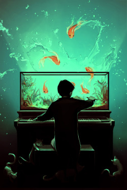 cyrilrolando:  I just posted “Le Pianoquarium” ROLANDO Cyril  (France) via Curioos To feel the musing, listen to LOUD Music, Resound with your deafening colours, A firework ricochets off your sounds, Flood your soul, splash all your walls,  Bathe