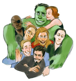 sdkay:   mmm.. ok   Tony, look at you trying to be cool in the front. Honestly man. Everything about this picture is made of win. Everyone&rsquo;s poses are perfect for their characters.