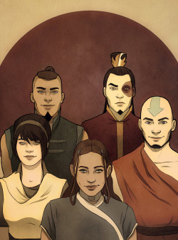 elliottmarshal:  udontease:  fyeahlilbitoeverything:  jesic:  Avatar Team, by andrahilde  All the tears.  everyone’s faces  [Image: A full color image of adult versions of Aang, Zuko, Sokka, Katara and Toph.]  BABIES.
