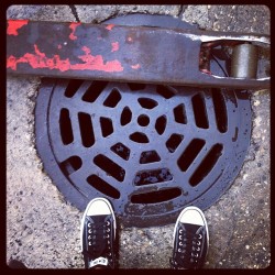 #Converse #sewercap #forklift #WorkAttire  (Taken with instagram)