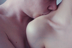 sil-ent:  neck kisses. 