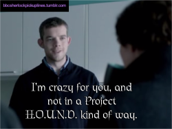 &ldquo;I&rsquo;m crazy for you, and not in a Project H.O.U.N.D. kind of way.&rdquo; One of my real-life friends suggested a &ldquo;crazy for you&rdquo; line with Henry a long time ago, but I can&rsquo;t remember which one, sooooo&hellip; This is me not