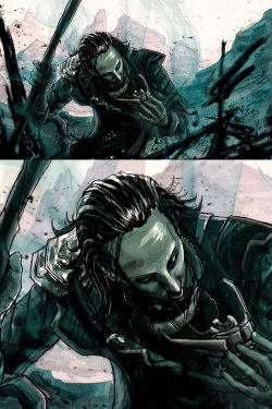 fannybaws:  lokitroll:  I just made a Loki pulling out his ”muzzle-gag-thing” I’m going to post ”post-avengers” drawing Thor gave him the key. cuz, they were in a fight! &gt;:D  Holy fuck but that thing was hot.  That string of saliva just killed