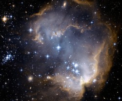 n-a-s-a:  NGC 602 and Beyond  Credit: NASA, ESA, and the Hubble Heritage Team (STScI / AURA) - ESA/Hubble Collaboration  