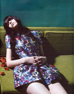 Meghan Collison by Mert &amp; Marcus for W March 2008