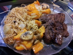It&rsquo;s mother&rsquo;s day! Except I wasn&rsquo;t invited out with my mom/brother/cousins because they wanted to go do things an hour before I got off work so I made me dinner! A biiiig dinner!  A niiiice steak, apparently not very well known but prett